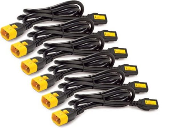 APC AP8703S-NAX744 APC POWER CORD KIT (6 EA) LOCKING C13 TO C14